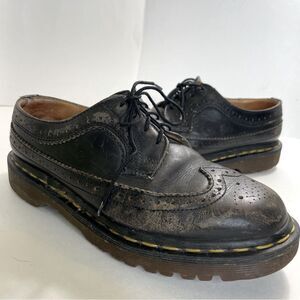 Dr Martens VTG Chunky‎ Distressed Leather Wingtips Shoes Sneakers